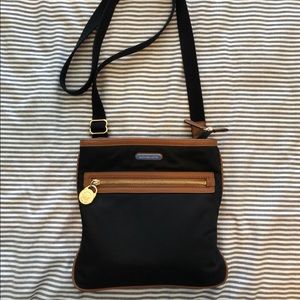 Michael Kors-Black and brown nylon crossbody